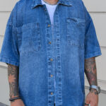 Camisa Oversize Azul