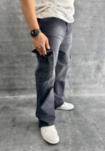 Pantalón Cargo Gris - Imagen 3