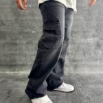 Pantalón Cargo Gris